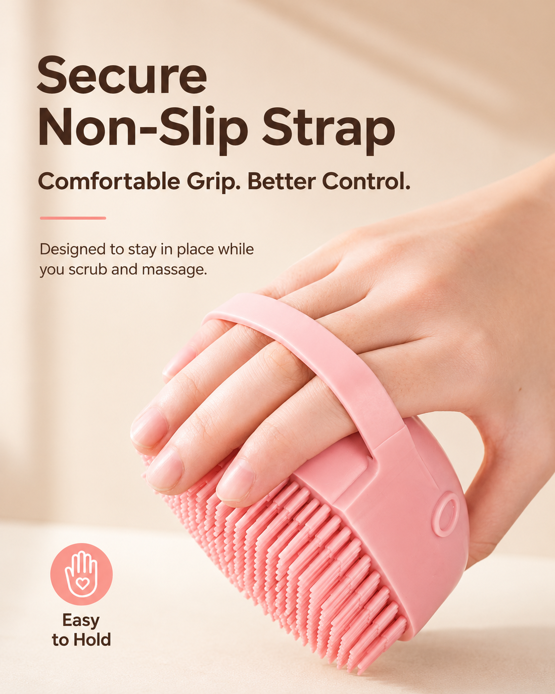 2-in-1 Silicone Pet Bath Brush with Shampoo Dispenser – Soft Massage Scrubber for Dogs & Cats