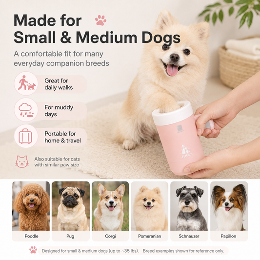 Manual Dog Paw Cleaner for Muddy Walks