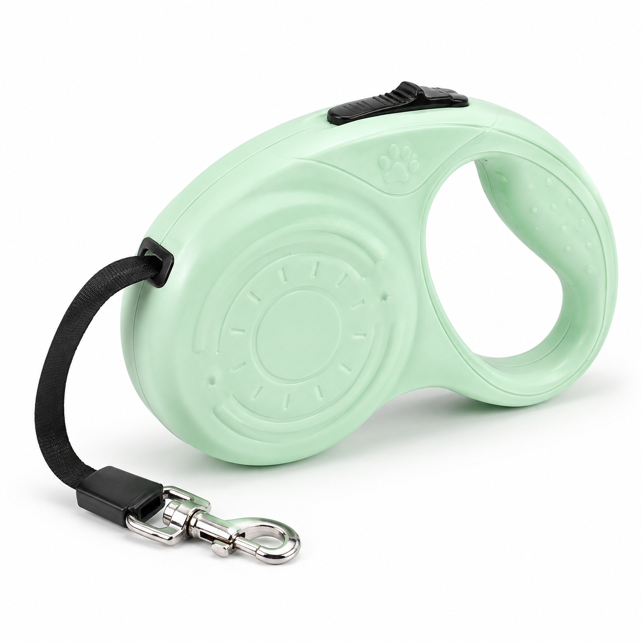 Pastel Retractable Dog Leash with One-Button Control – Lightweight 10FT/16FT Tape Leash for Small & Medium Dogs