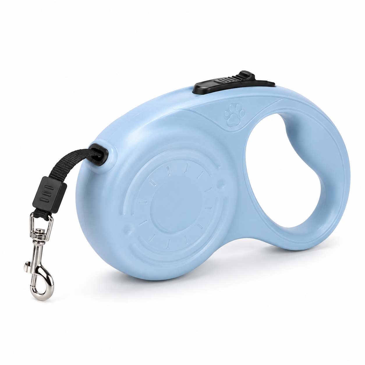 Pastel Retractable Dog Leash with One-Button Control – Lightweight 10FT/16FT Tape Leash for Small & Medium Dogs