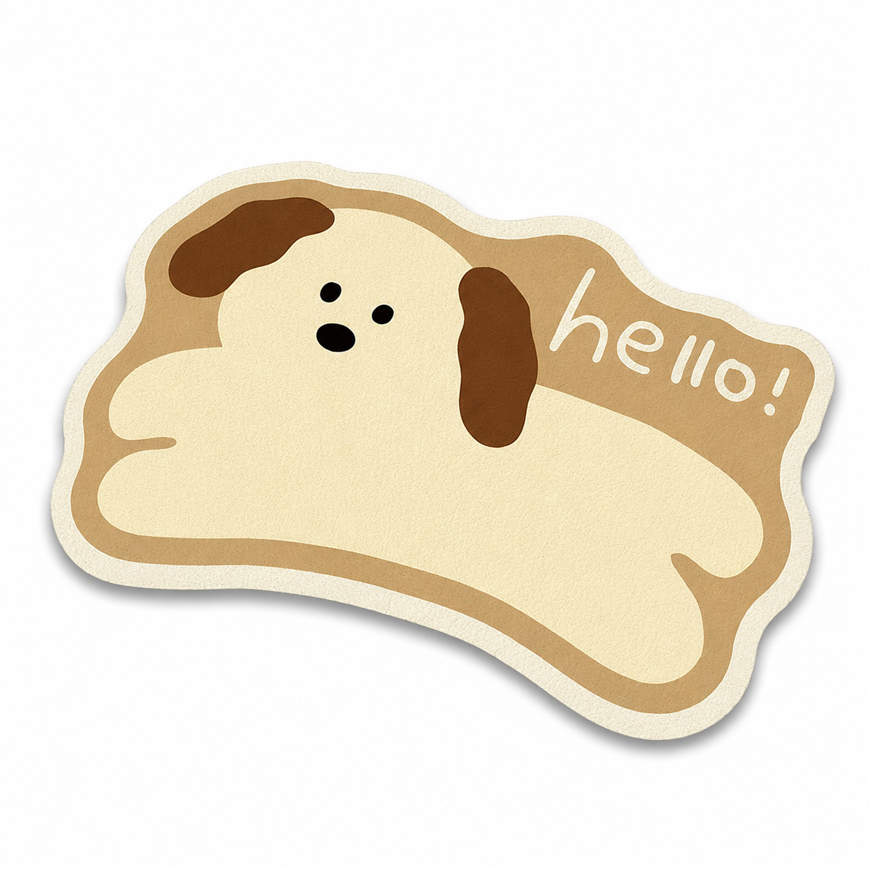 Cute Cat-Shaped Non-Slip Pet Feeding Mat – Easy-Clean Floor Protector for Food & Water Bowls