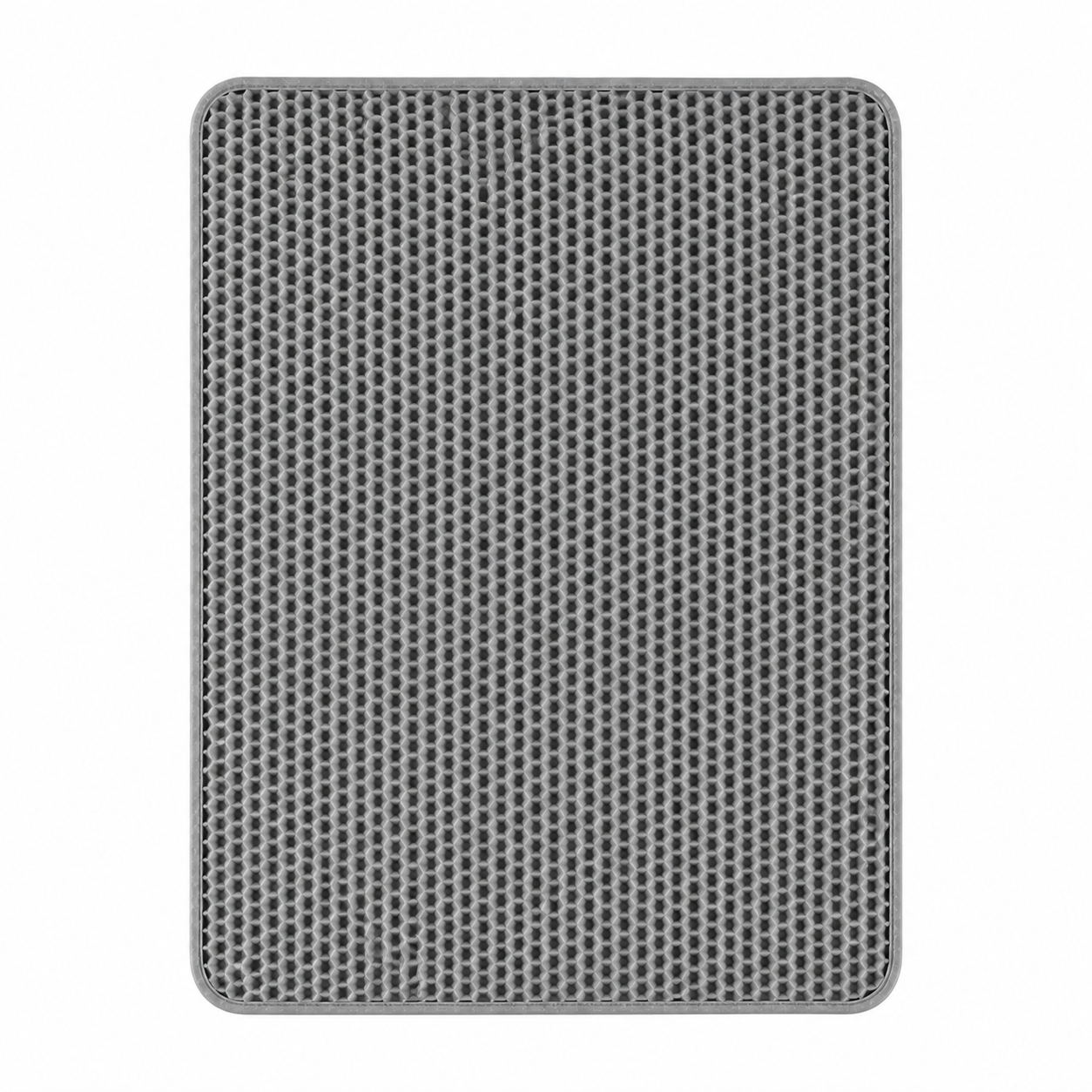 Double-Layer Honeycomb Cat Litter Mat – Soft Washable Litter Trapper for Cleaner Floors