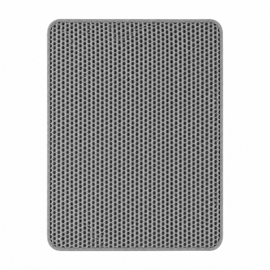 Double-Layer Honeycomb Cat Litter Mat – Soft Washable Litter Trapper for Cleaner Floors