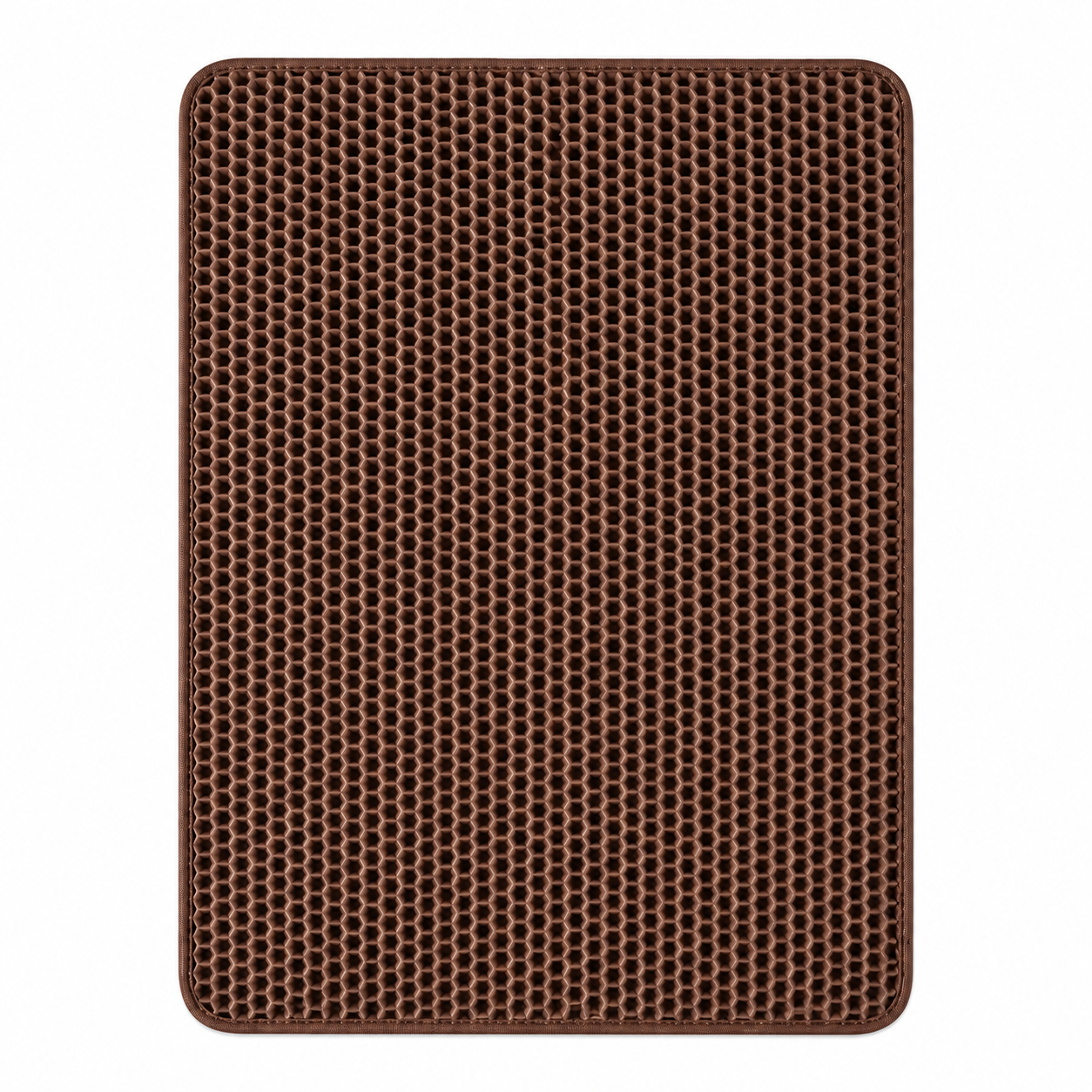 Double-Layer Honeycomb Cat Litter Mat – Soft Washable Litter Trapper for Cleaner Floors